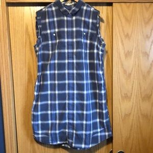 2/$25 Sleeveless collared tunic/dress